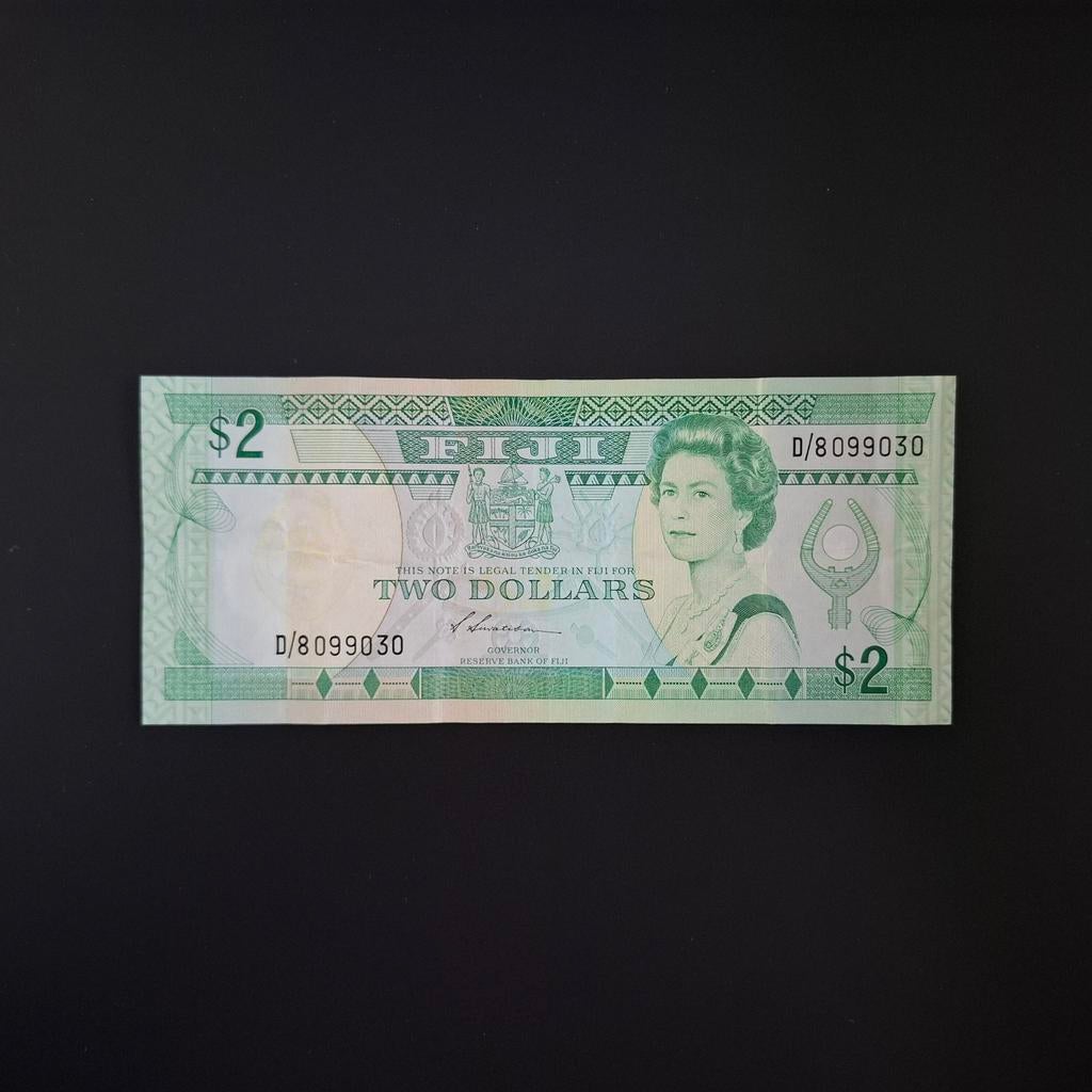 2 dollar Fiji #017, Verzenden, Los biljet