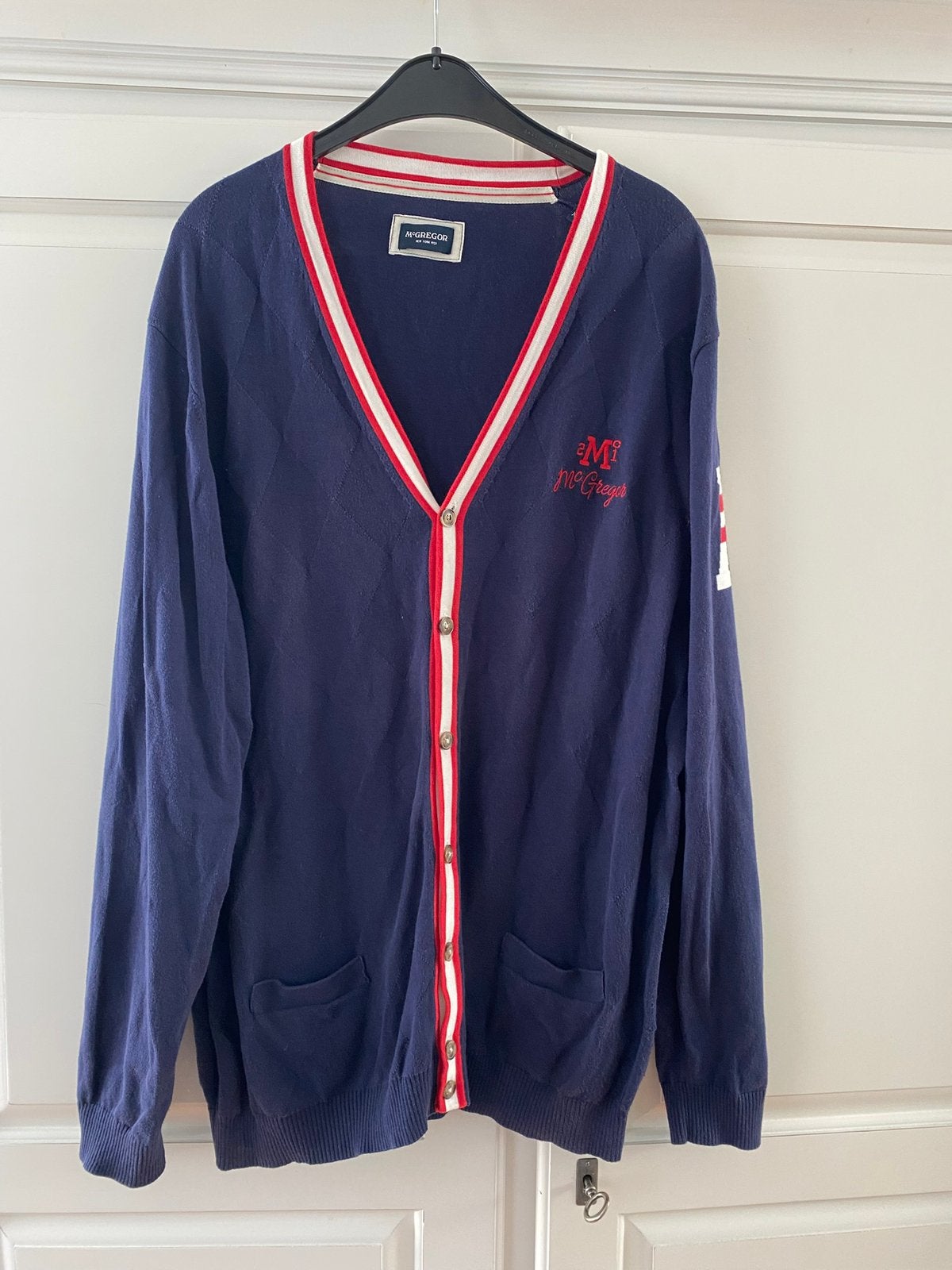 Vest McGregor, Ophalen of Verzenden, Zo goed als nieuw, Maat 46/48 (XL) of groter, Blauw