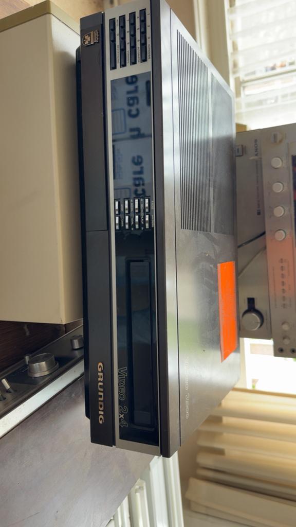 Grundig Video 2x4 Videorecorder - Vintage Betamax Speler, Ophalen, Gebruikt, Betamax-speler of -recorder