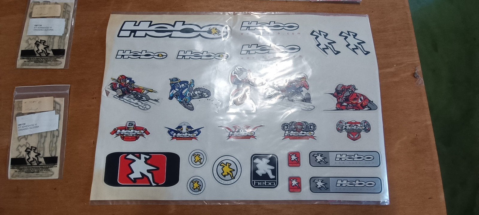 Old school EN ORIGINELE HEBO stickerset, Ophalen of Verzenden, Nieuw