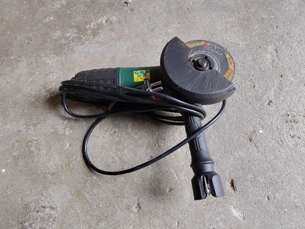 T.K. Haakse slijper, Parkside 750W, PWS 115mm B2, Ophalen, Gebruikt, 700 tot 1000 watt, Haakse handslijpmachine