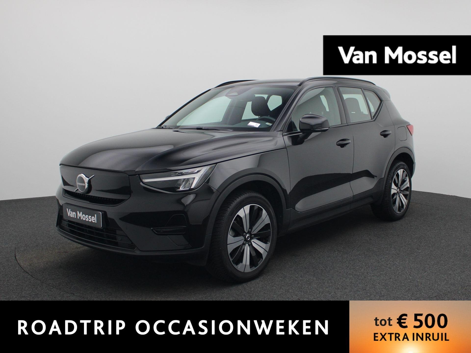 Volvo XC40 Recharge Core | ACHTERUITRIJCAMERA | NAVIGATIE |, Auto's, Volvo, 12 maanden, Stof, Gebruikt, Zwart