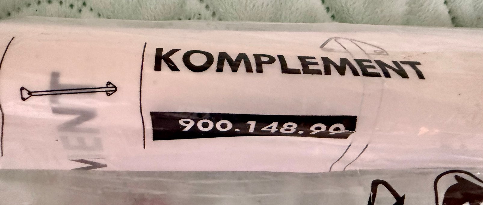 Ikea Komplement kledingkast kledingroede nieuw, Ophalen, Nieuw, 50 tot 100 cm, Minder dan 100 cm