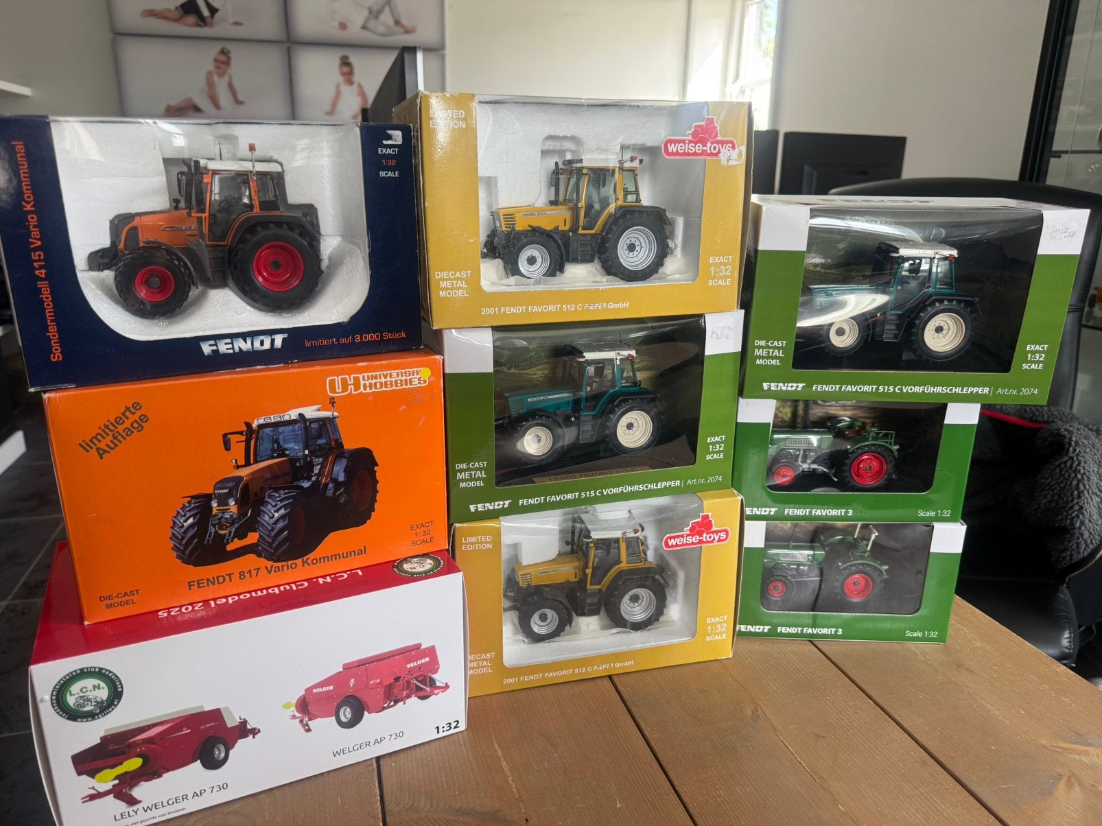 Verschillende fendt miniaturen te koop!, Ophalen of Verzenden, Nieuw, Tractor of Landbouw