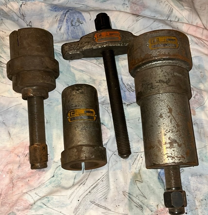 Vintage Churchill & Co. Gereedschapset poelietrekker, Ophalen, Gebruikt, Overige typen, Overige merken