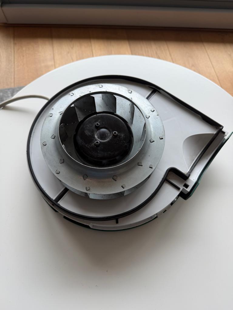 J.E. Stork Air CMFe mechanische ventilatieunit (motor/ventil, Doe-het-zelf en Verbouw, Ventilatie en Afzuiging, Ophalen, Gebruikt