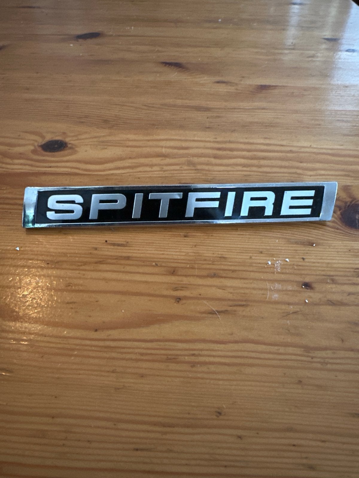 Triumph Spitfire Embleem - Origineel en in goede staat, Ophalen of Verzenden, Gebruikt, Triumph