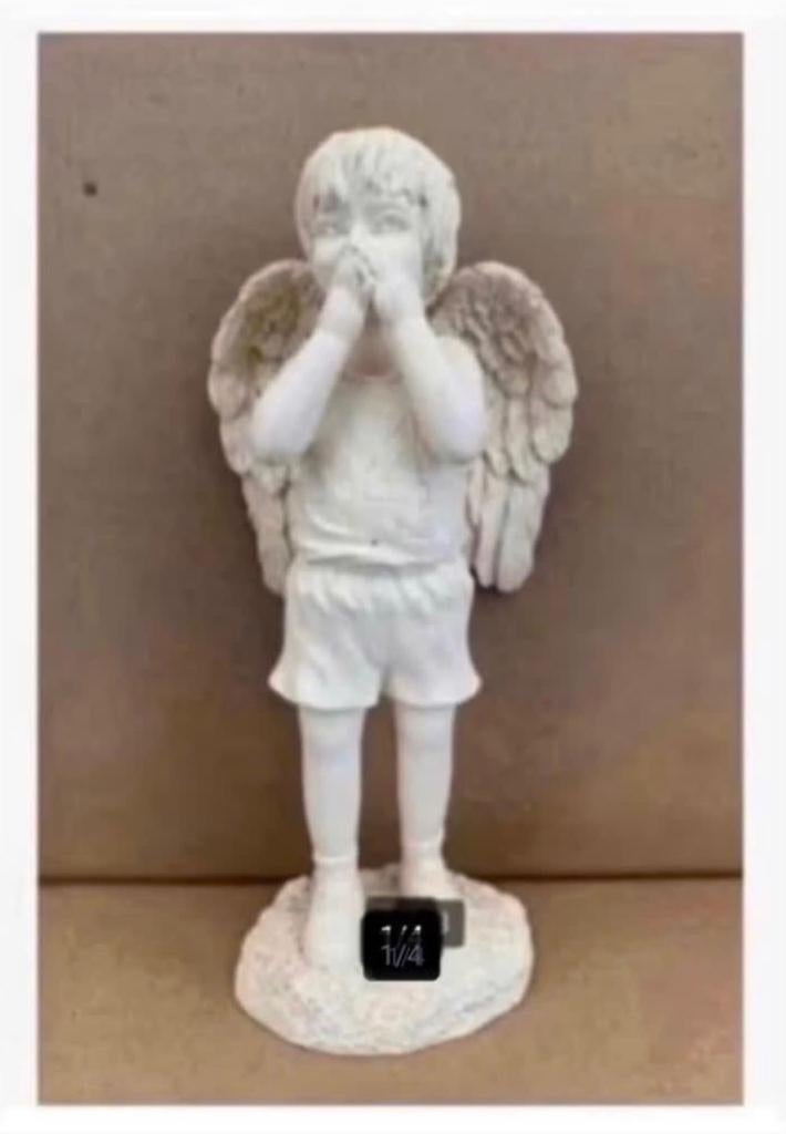 Angel Star Engel beeld, voor bv. op graf, bij foto, Ophalen of Verzenden