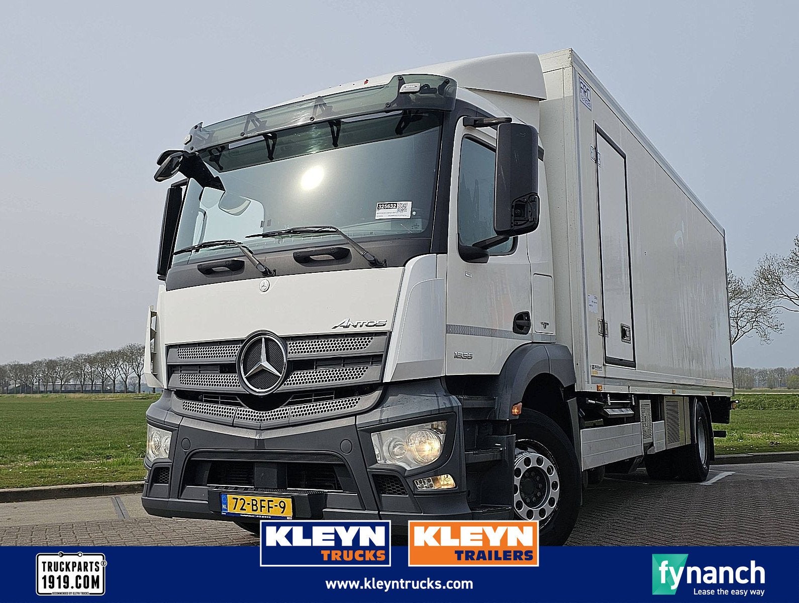 MERCEDES-BENZ ANTOS 1835 frigo taillift, Auto's, Automaat, Euro 6, Stoelverwarming, Wit