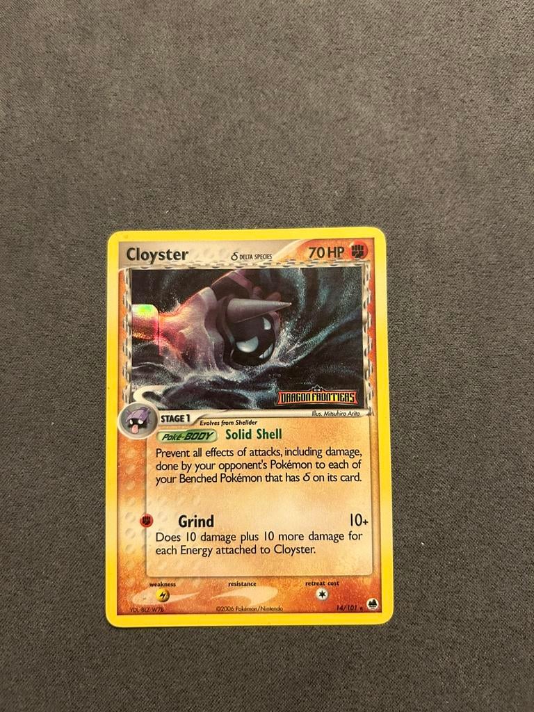 Cloyster Holo Stamped Dragon Frontiers 14/101, Ophalen, Zo goed als nieuw
