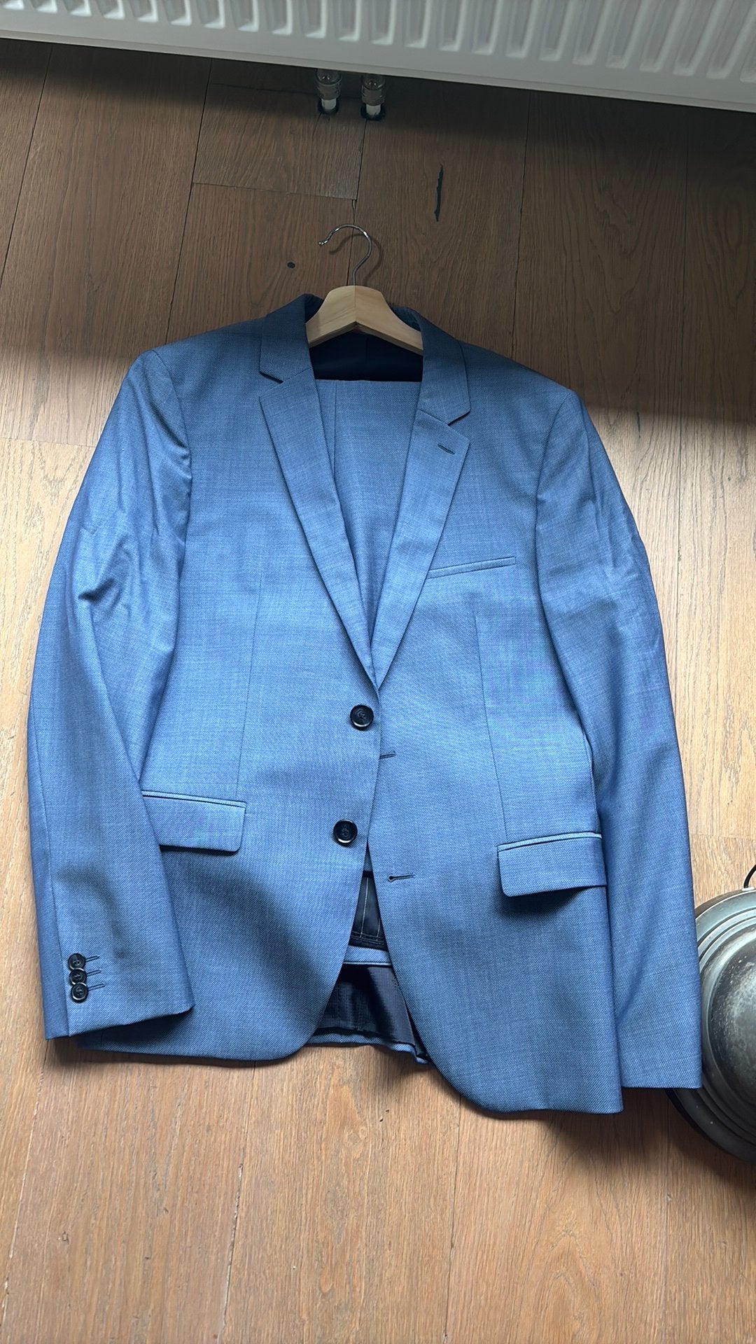 Als nieuw! Hugo kostuum /pak maat 48, Kleding | Heren, Kostuums en Colberts, Verzenden, Zo goed als nieuw, Maat 48/50 (M), Zwart