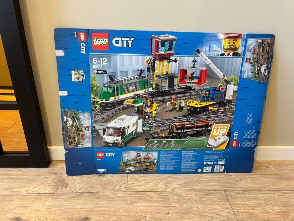 Lego 60198 vrachttrein, Kinderen en Baby's, Speelgoed | Duplo en Lego, Ophalen, City, Lego, Zo goed als nieuw