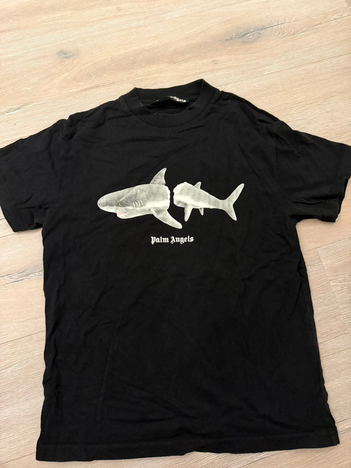 Palm angels t-shirt haai maat s, Ophalen of Verzenden, Zo goed als nieuw, Zwart