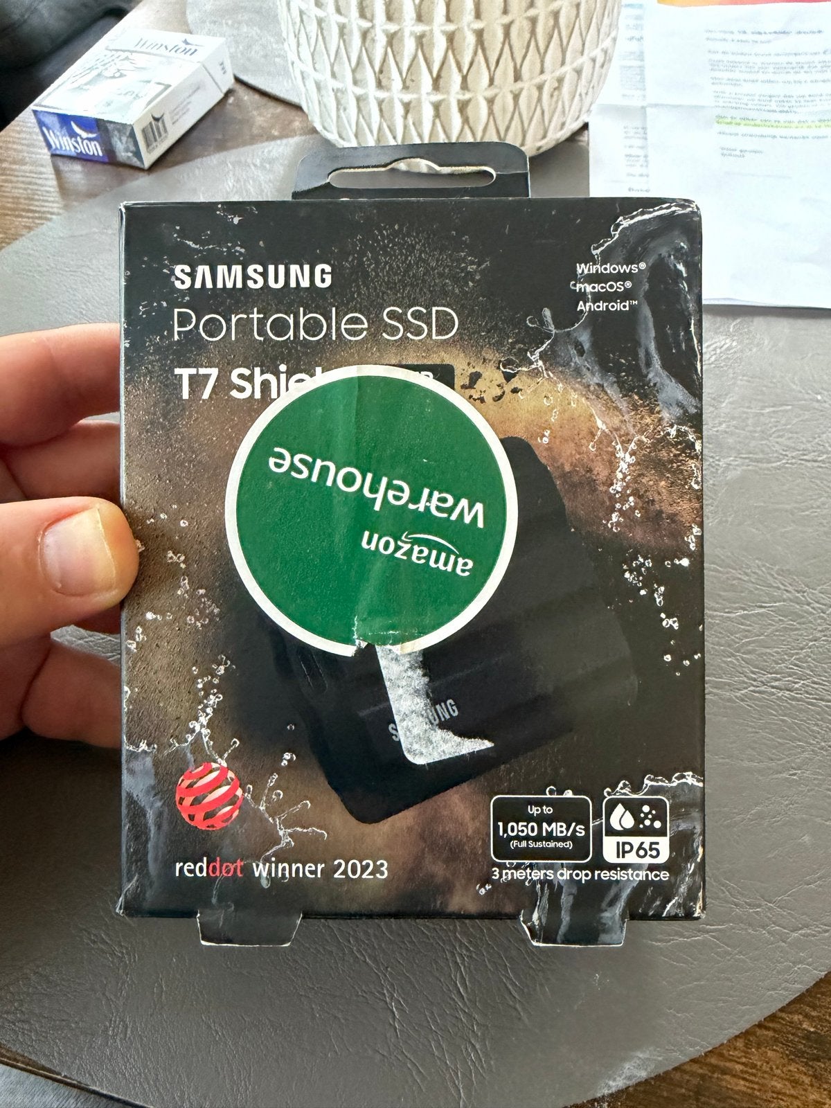 Samsung Portable SSD T7 Shield - Externe SSD, Computers en Software, Server, SSD, Nieuw, Ophalen of Verzenden