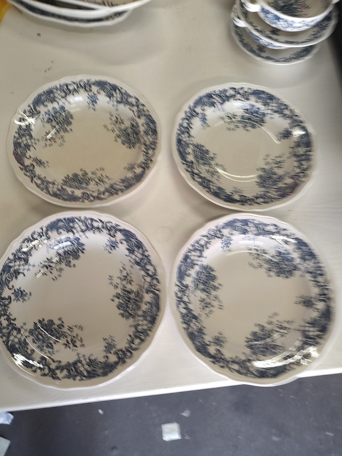 Villeroy & Boch Valeria Soepborden - Set van 4, Antiek en Kunst, Antiek | Servies los, Ophalen of Verzenden