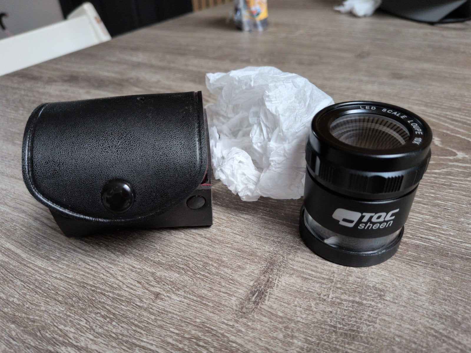 TQC Sheen LED Scale Loupe 10x Vergrootglas, Ophalen of Verzenden, Nieuw, Vergrootglas of Loep