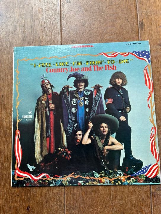 Country Joe & the Fish I feel like I’m fixin’ to die, Ophalen, Zo goed als nieuw, 12 inch