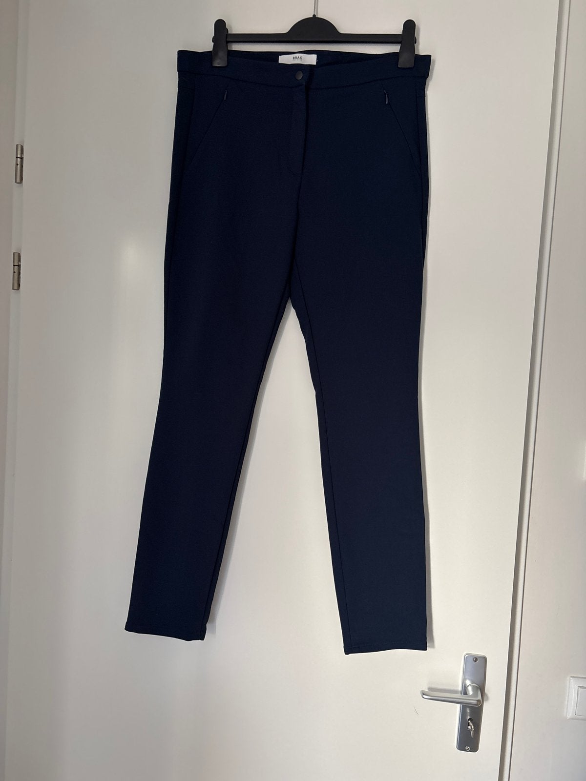 Brax Broek - Donkerblauw, Taille 44cm, Lengte 104cm, Kleding | Dames, Broeken en Pantalons, Ophalen of Verzenden, Zo goed als nieuw