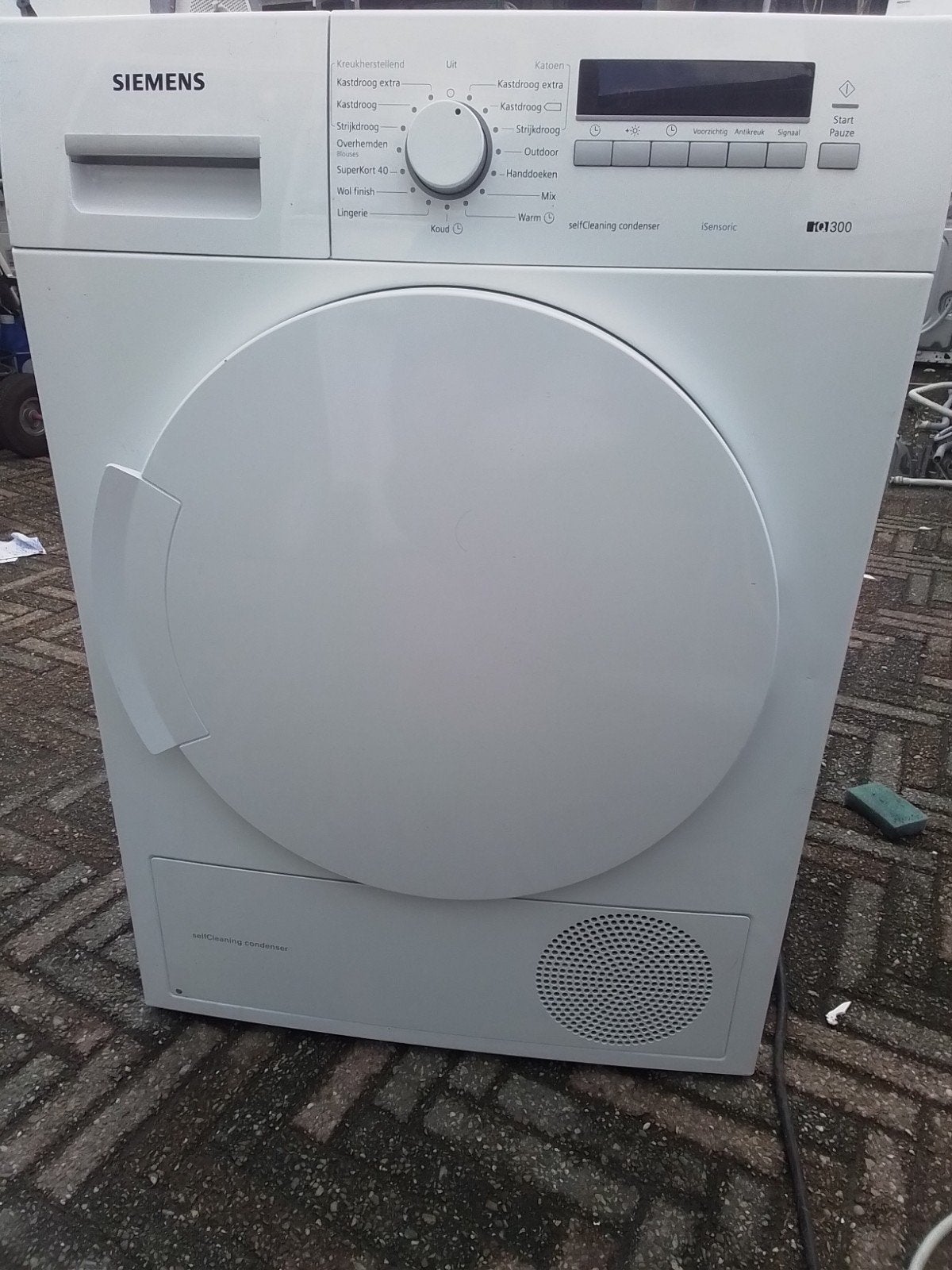 Siemens warmtepompdroger 8 kilo, Ophalen, 6 tot 8 kg, Gebruikt, Overige typen