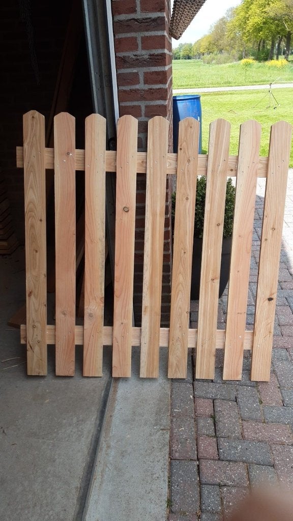 Inrijpoort van 4 meter gezocht, Tuin en Terras, Ophalen, Nieuw, Hout, Overige typen