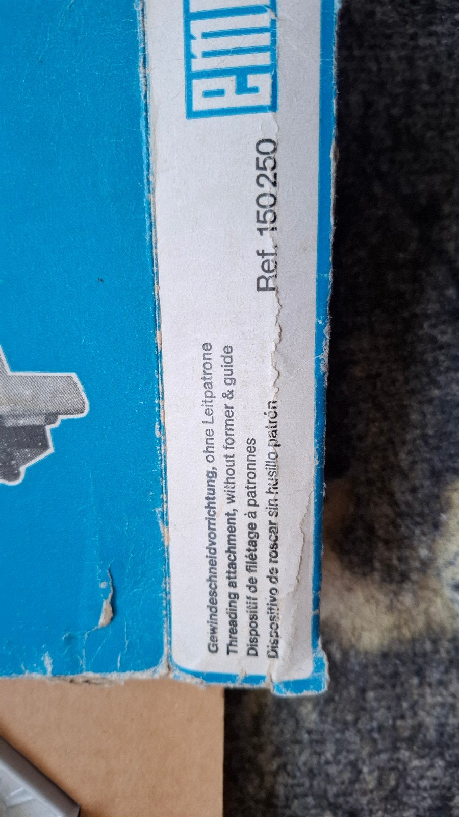 EMCO Gewindeschneidvorrichtung Ref. 150 250, Ophalen of Verzenden, Gebruikt