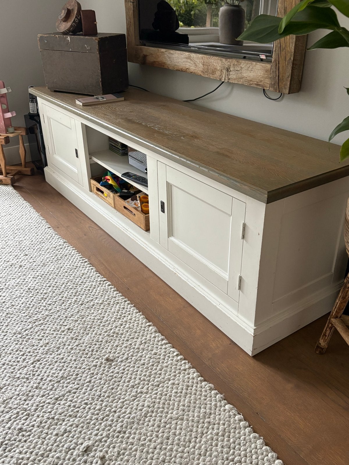 Tv-meubel en buffetkast set, Huis en Inrichting, Ophalen, Gebruikt, 200 cm of meer, 150 tot 200 cm
