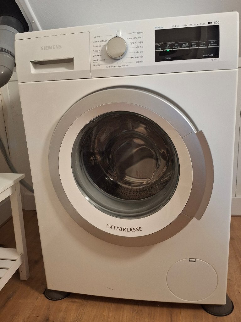 Wasmachine Siemens WM14T490NL, Ophalen, Gebruikt, Voorlader, 85 tot 90 cm