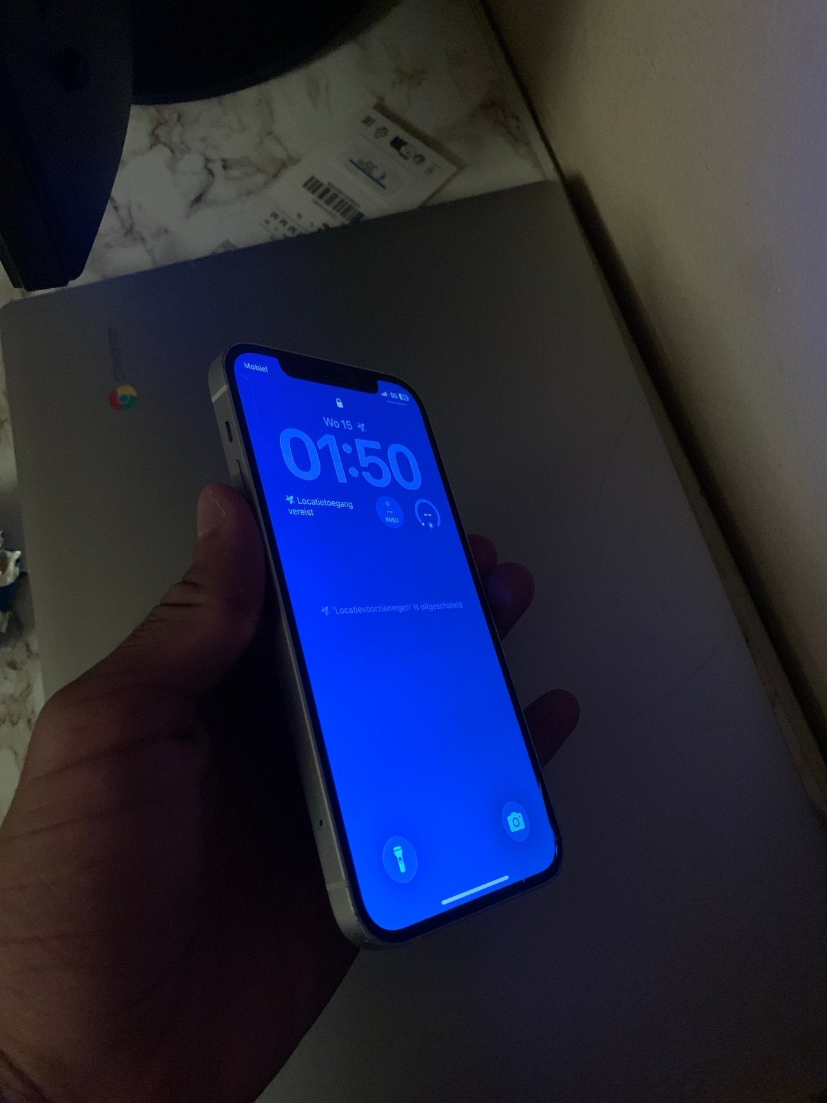 iPhone 12 - Gebarsten achterkant, werkend scherm., Telecommunicatie, Mobiele telefoons | Apple iPhone, Ophalen of Verzenden, Gebruikt