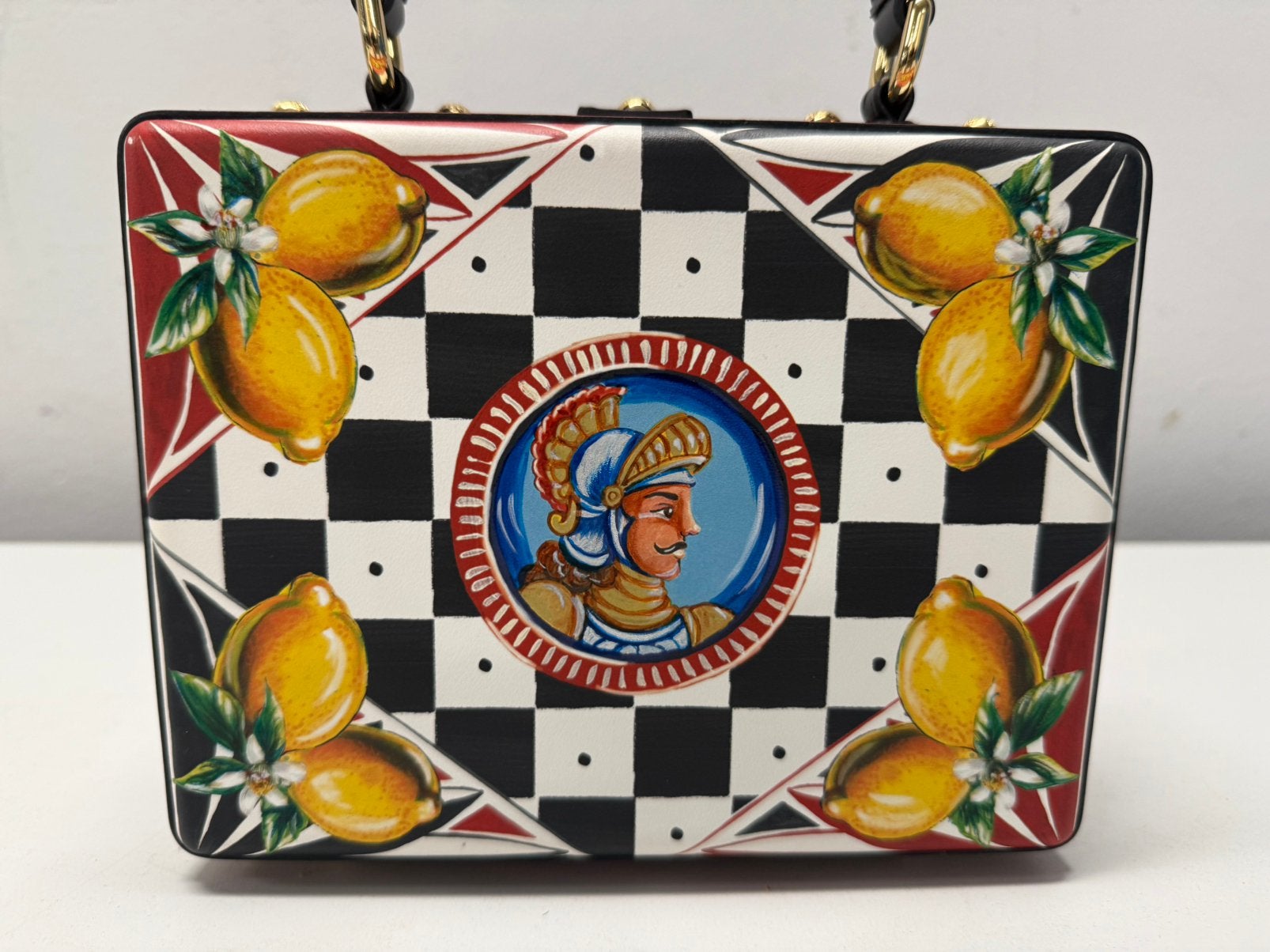 Dolce & Gabbana Box Carretto Print Top Handle Bag **NIEUW**, Ophalen of Verzenden, Nieuw, Overige kleuren, Overige typen