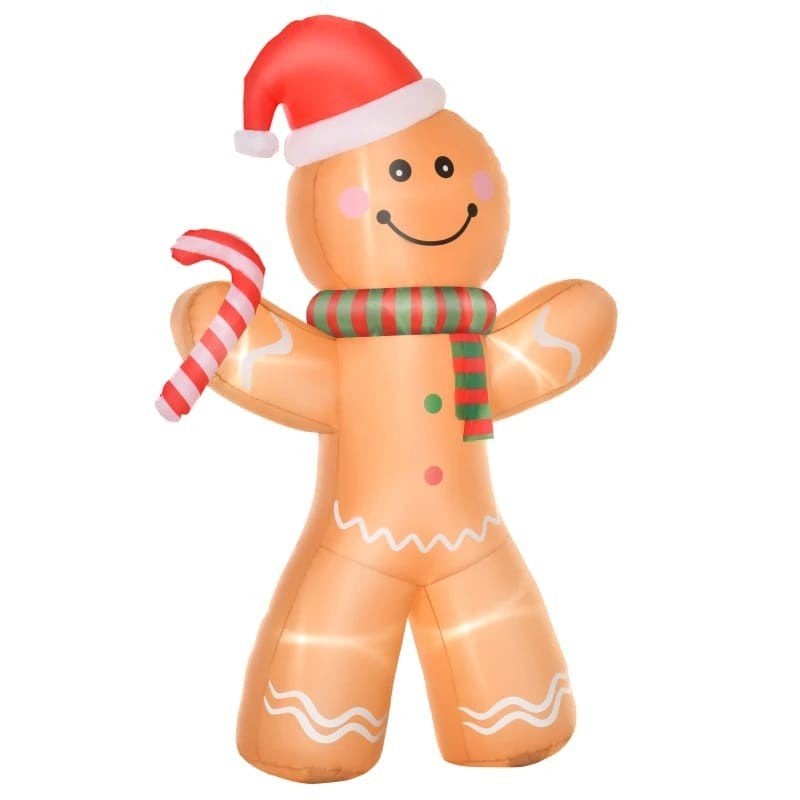 opblaasbare kerstman kerstcookie gingerbread, Ophalen of Verzenden, Nieuw
