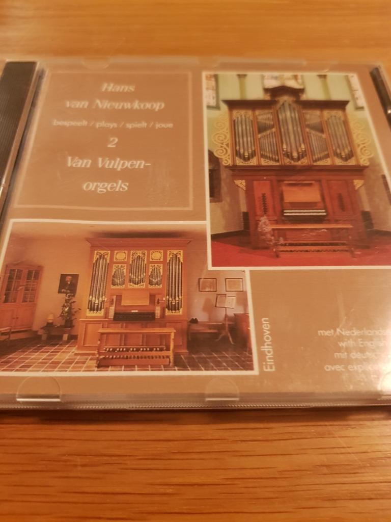 Hans van Nieuwkoop bespeelt 2 Van Vulpen-orgels CD, Cd's en Dvd's, Ophalen of Verzenden, Zo goed als nieuw