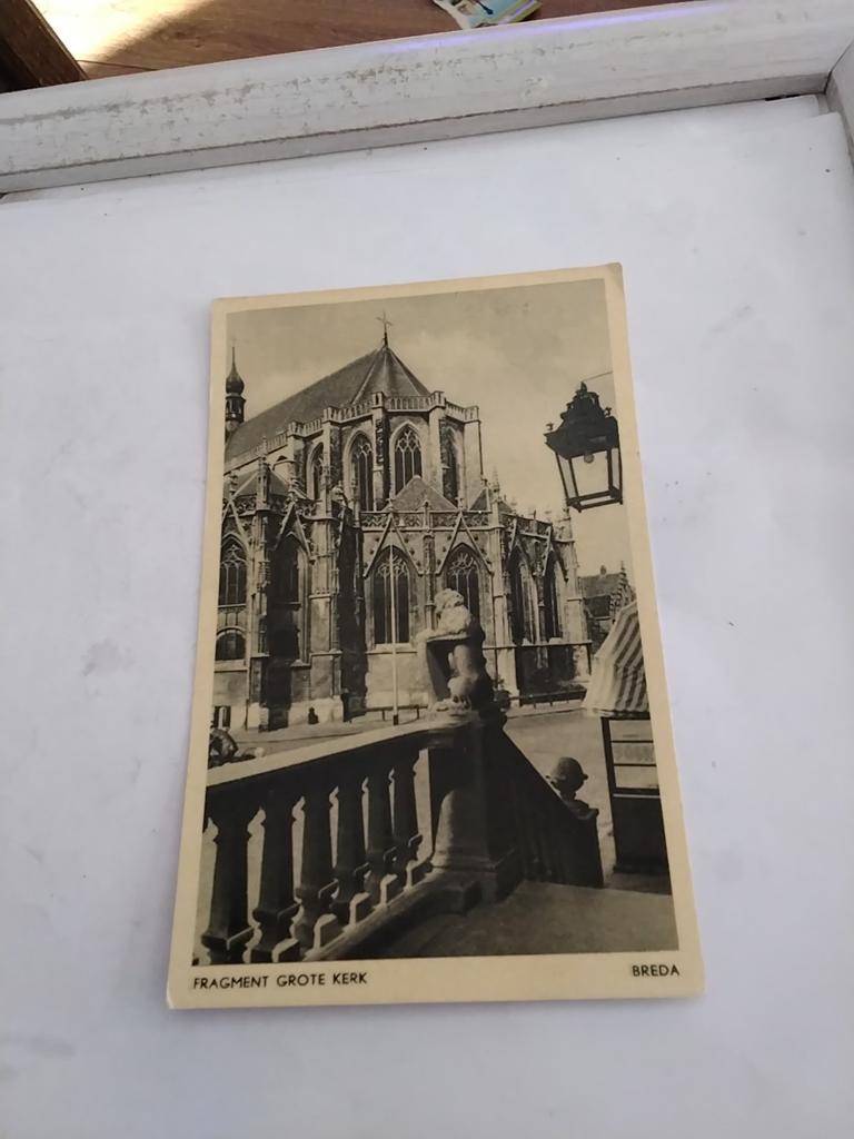 BREDA. FRAGMENT. GROTE KERK, Ophalen of Verzenden