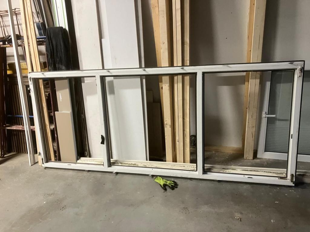 Kunsstof kozijn 120x 290, Ophalen of Verzenden, Hout, Raamkozijn