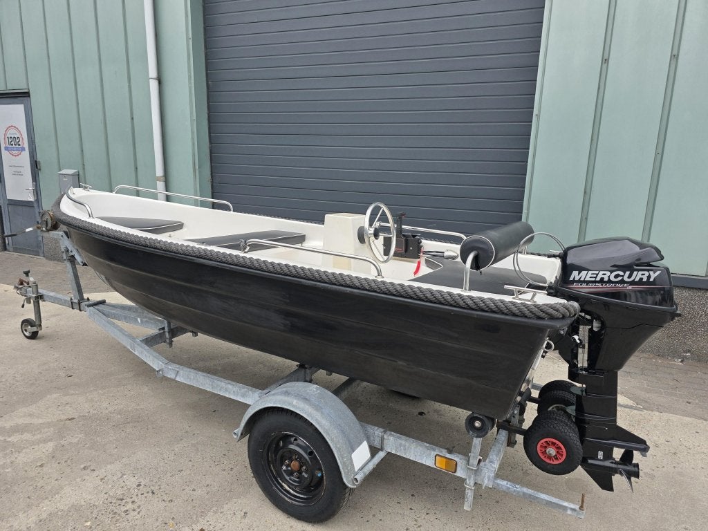 Amigo 390 classic 2016 9,9pk Mercury elektrisch gestart