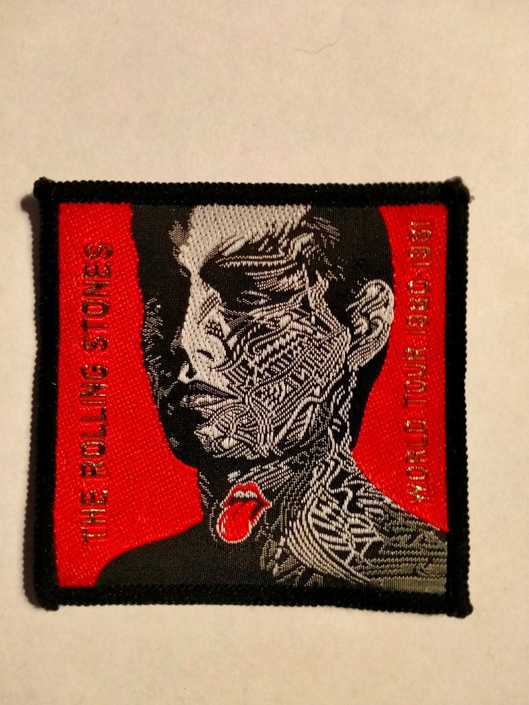 The Rolling Stones world tour 1980-1981 vintage rock patch, Verzenden, Zo goed als nieuw, Overige typen