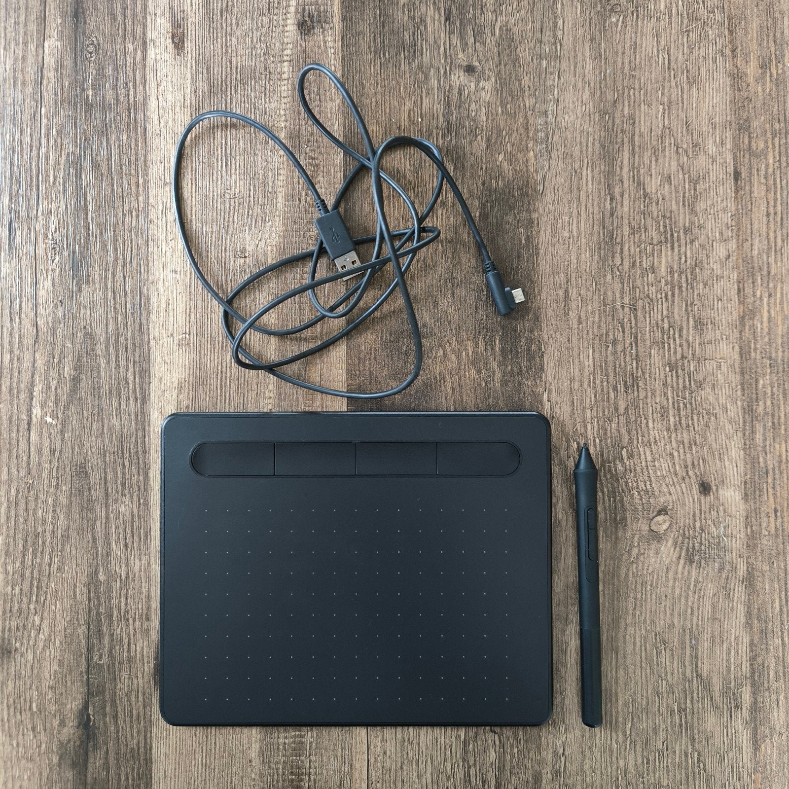 Wacom Intuos S (Small) Zwart - Tekentablet, Ophalen of Verzenden, Gebruikt, Bedraad, Wacom Intuos