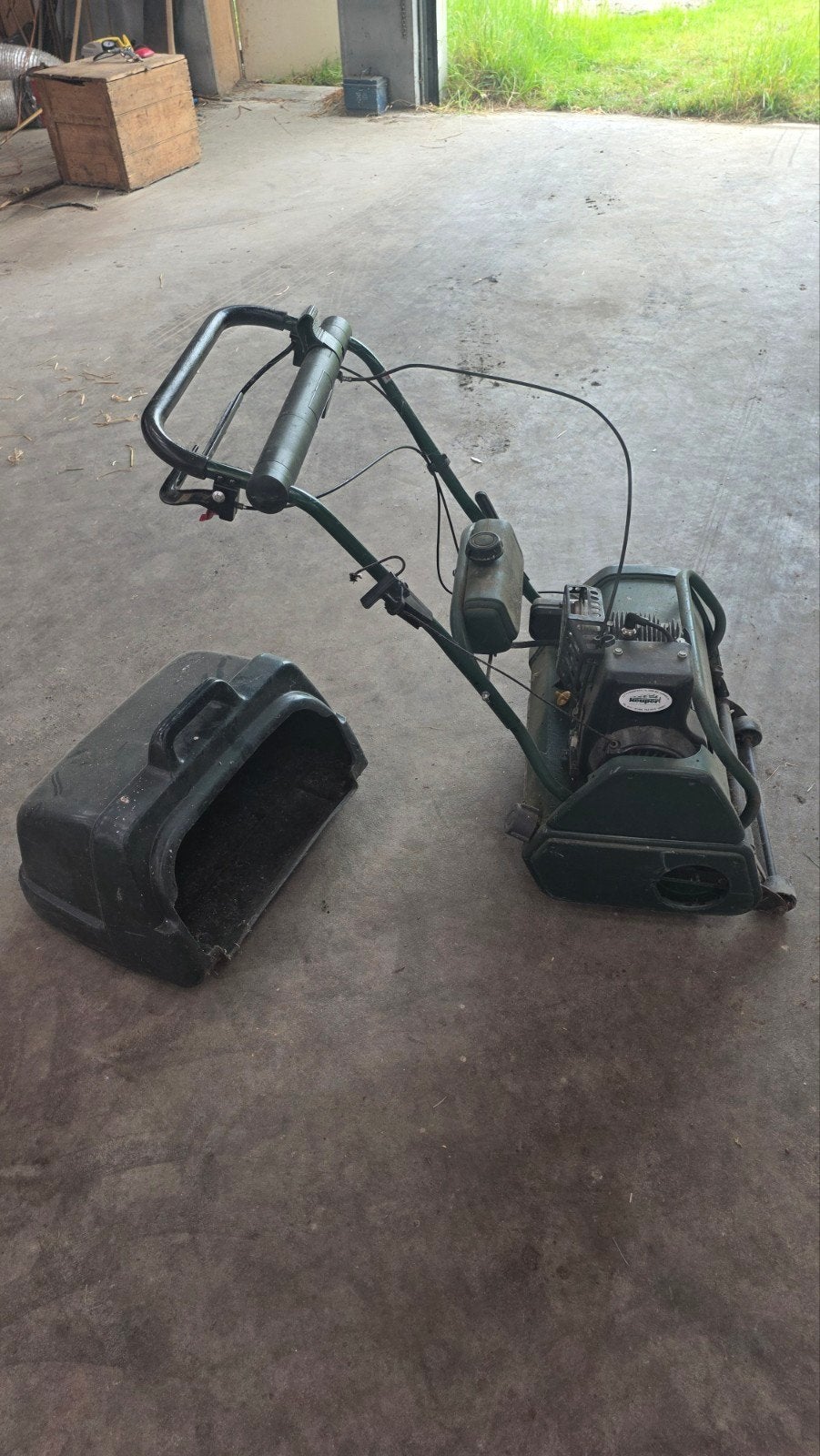 ATCO Balmoral 17 S Kooimaaier, Ophalen, Gebruikt, Benzine-grasmaaier, 40 t/m 49 cm