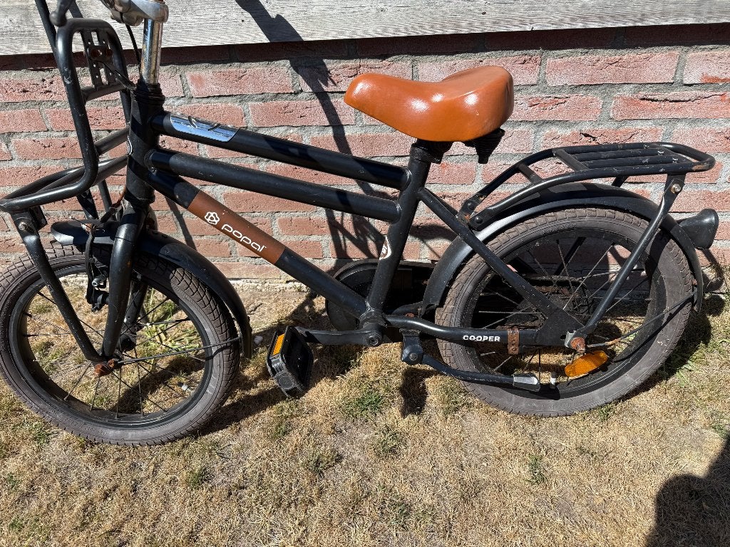 Popal kinder fiets, Ophalen, Terugtraprem, Popal, 16 tot 20 inch