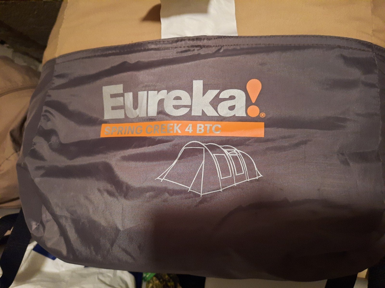 Eureka Tunneltent Spring Creek 4 BTC - Katoenen tent, Ophalen of Verzenden, Zo goed als nieuw, Tot en met 6