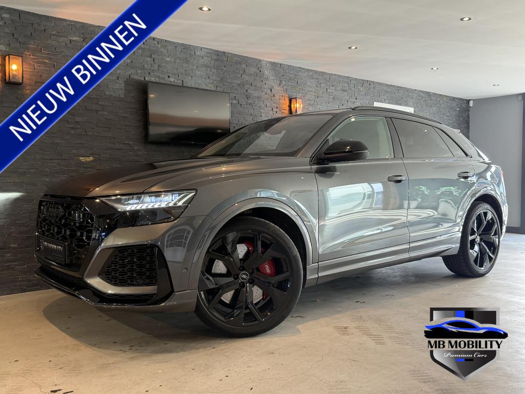 Audi Q8 RSQ8 Quattro Bj: 2021 / Pano / 600 PK (bj 2021), Auto's, Audi, Automaat, Gebruikt, Zwart, Leder