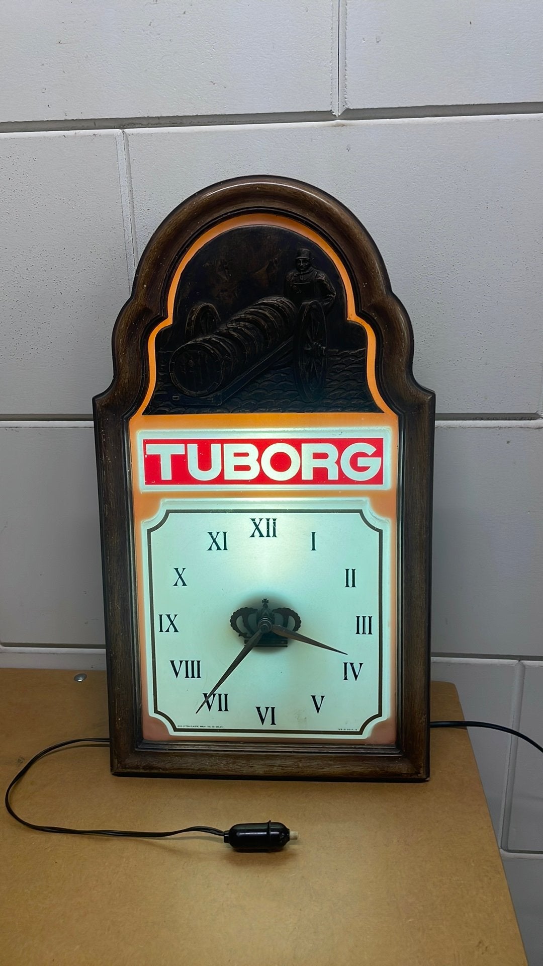 Tuborg klok bierreclame, Verzamelen, Ophalen