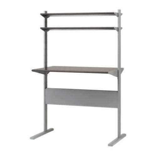 Bureau Ikea Fredrik met opbouw, Ophalen, Overige typen, 120 cm, Zo goed als nieuw