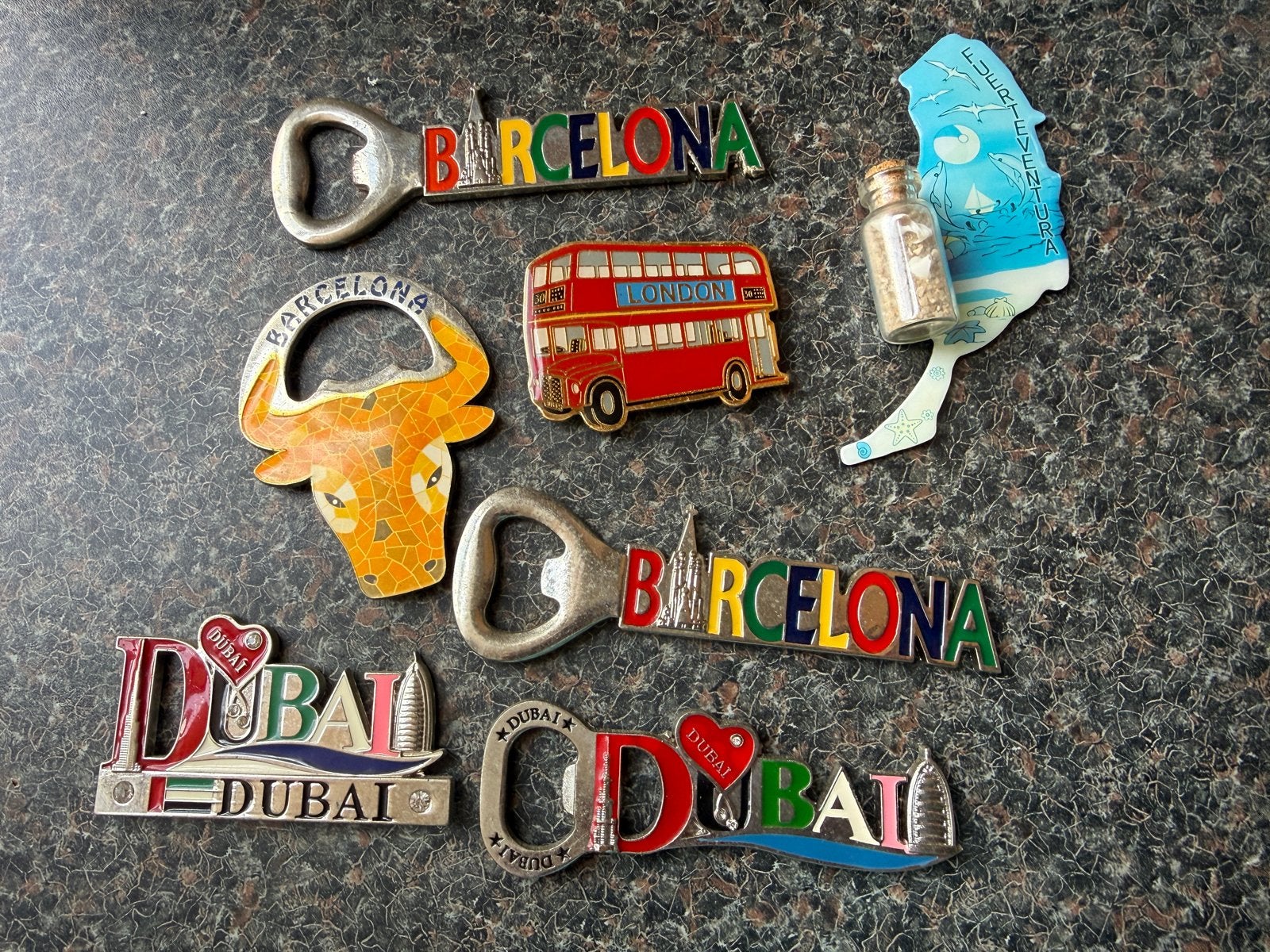 Diverse koelkastmagneten met flesopeners, Verzamelen, Overige Verzamelen, Ophalen of Verzenden, Gebruikt