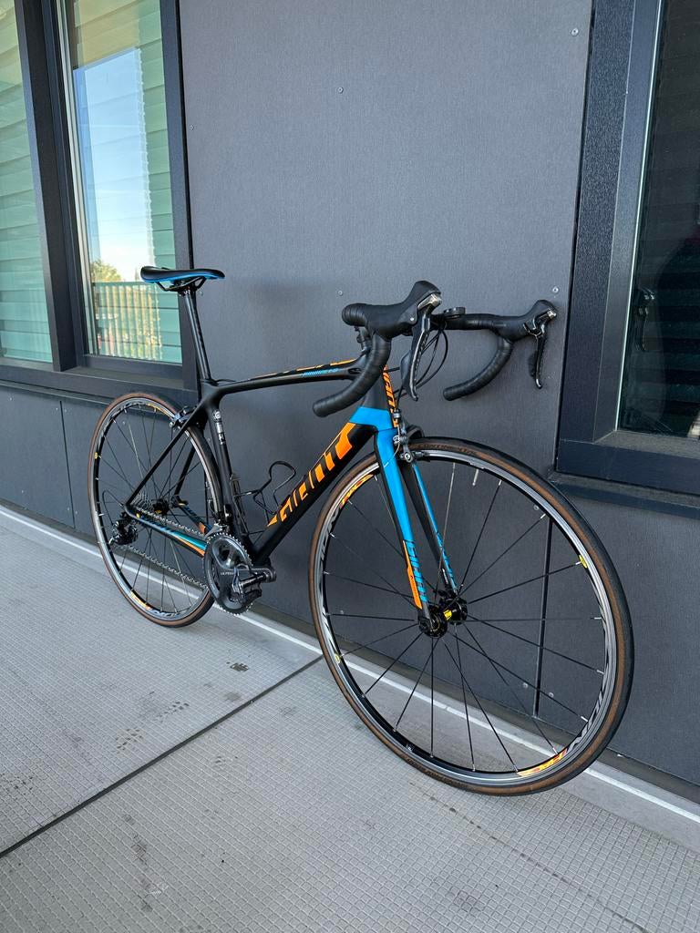 Racefiets Giant TCR Advanced Ultegra, Fietsen en Brommers, Fietsen | Racefietsen, 28 inch, Gebruikt, Carbon, Meer dan 20 versnellingen