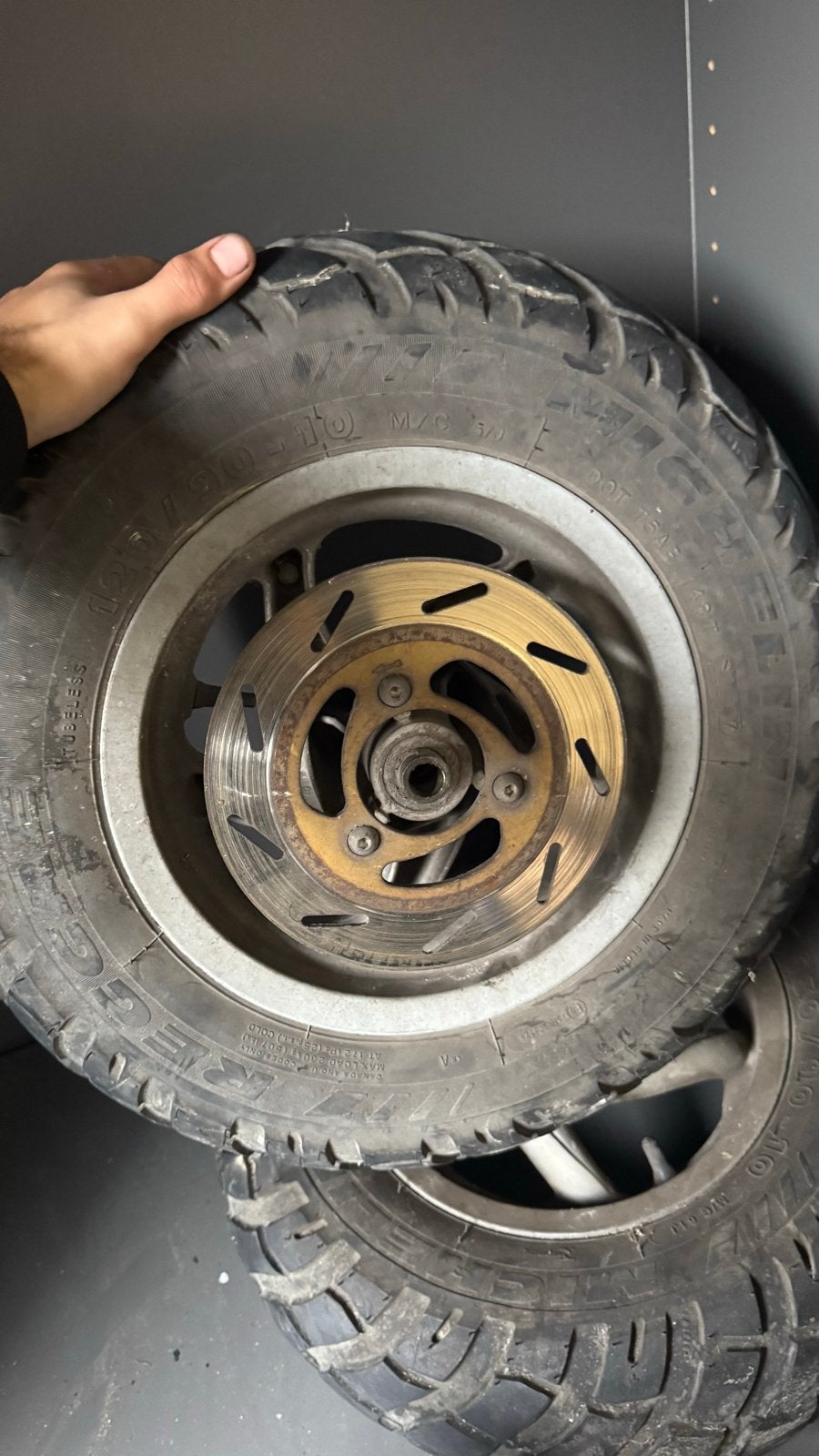 Typhoon XR / Gilera Stalker velg met goede band, Piaggio, Gebruikt, Overige typen, M