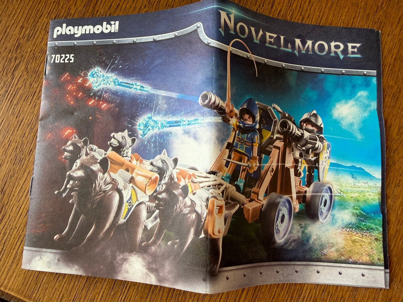Playmobil Novelmore 70225 ridders waterkanon wolven, Ophalen of Verzenden, Zo goed als nieuw, Complete set