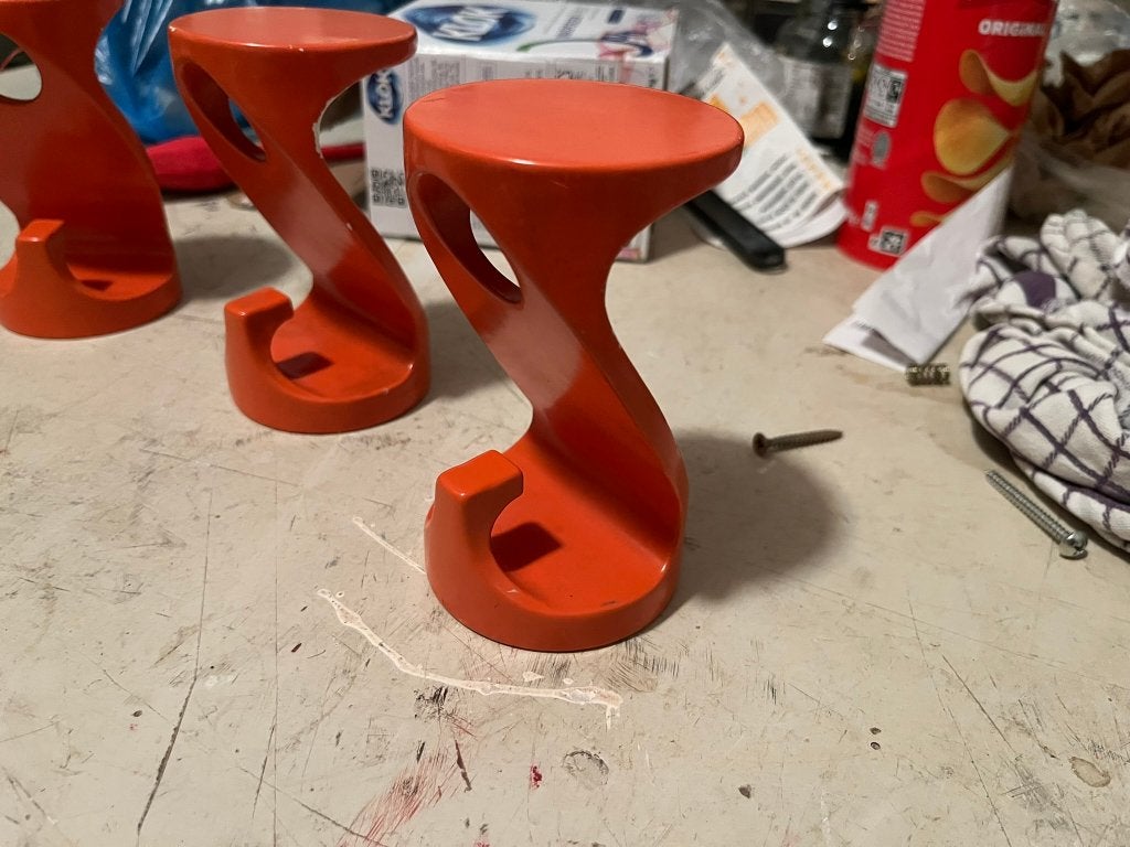 Set Orange Ceramic Schönbuch Coathangers, Wandkapstok, Gebruikt, Ophalen of Verzenden, Minder dan 100 cm