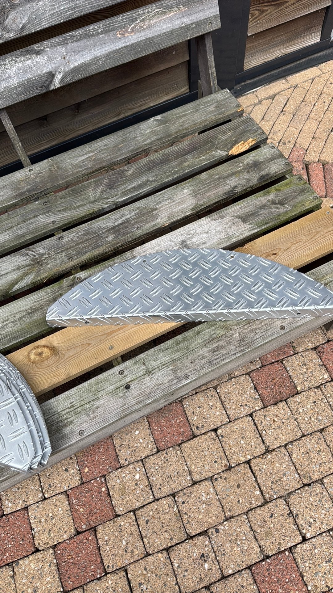 Aluminium traptreden, Ophalen of Verzenden, Zo goed als nieuw
