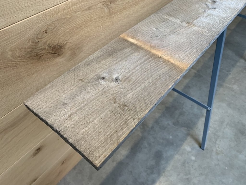 18x140mm Steigerdelen 400cm, Gebruikt, Minder dan 25 mm, Ophalen of Verzenden, Plank