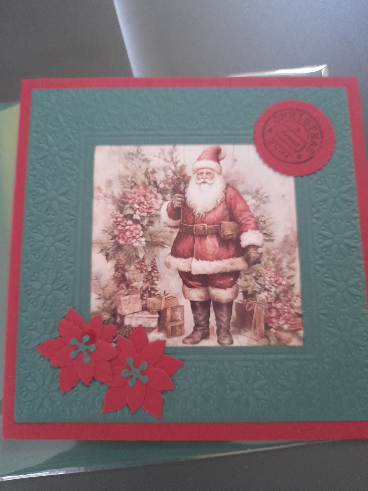 Zelfgemaakte kaart, Hobby en Vrije tijd, Ophalen of Verzenden, Nieuw, Kerst